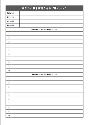 夢ノート（ドリームノート）は書き方を間違えると逆効果！夢を 